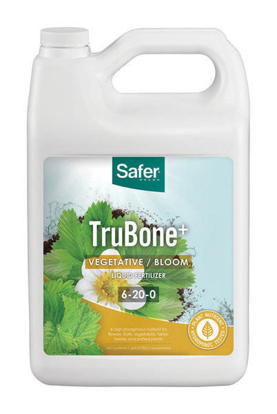 Safer N233 TruBone Hydroponic Liquid Fertilizer, 1 Gallon