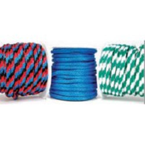 Koch 5131215 Poly Solid Braid Rope 3/8" x 50&#039;, Blue White