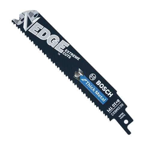Bosch RESM6X2-25B Edge Reciprocating Saw Blades, 6"