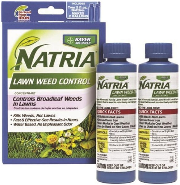 Natria 706186B Lawn Weed & Disease Control Concentrate, 5 Oz, 2-Count