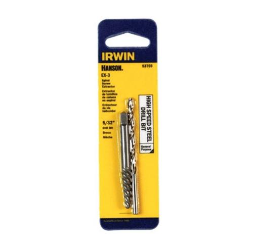 Hanson 53703 Spiral Screw Extractor & Drill Bit, #3