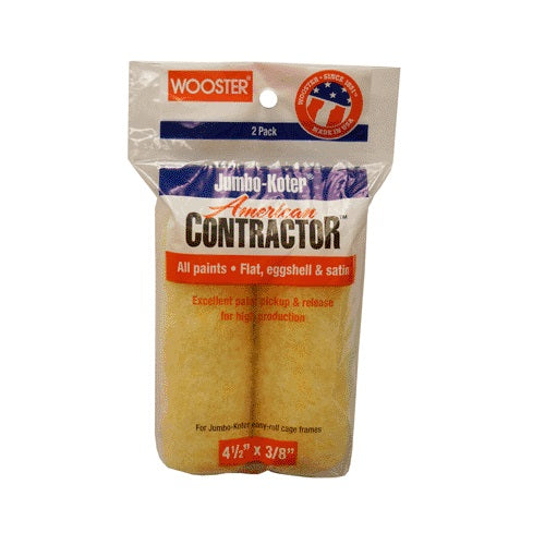 Wooster R566-4 1/2 Jumbo-Koter American Contractor Roller Covers, 4-1/2" x 3/8"