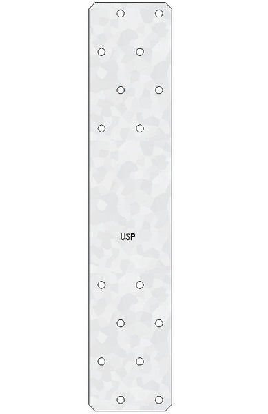 USP HRS416-TZ Triple Zinc Strap Tie, 3-1/4" x 16"
