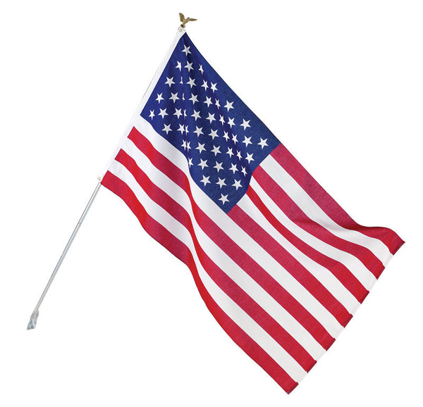 Valley Forge AA-US1-1 Economy Polycotton Flag Set, 3&#039; x 5&#039;