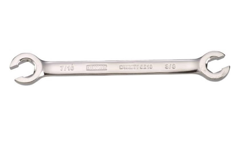 DeWalt DWMT75218OSP Flare Nut Wrench, 3/8" X 7/16"