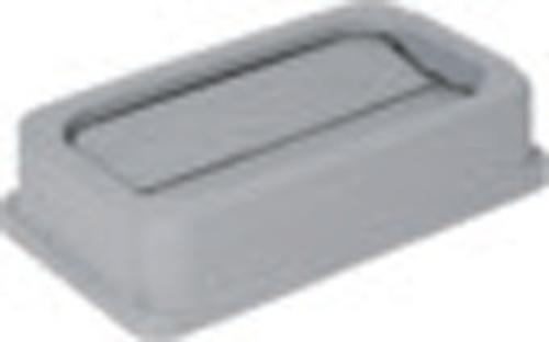 Continental Commercial 7325BN Wall Hugger Drop Shot Lid, Brown