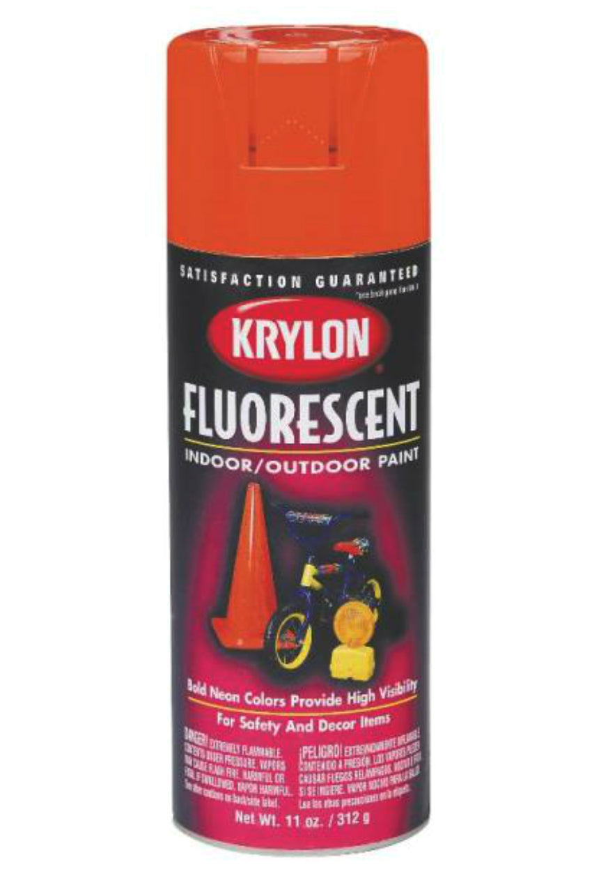 Krylon 3105 Fluorescent Spray Paint, 11 Oz, Cerise