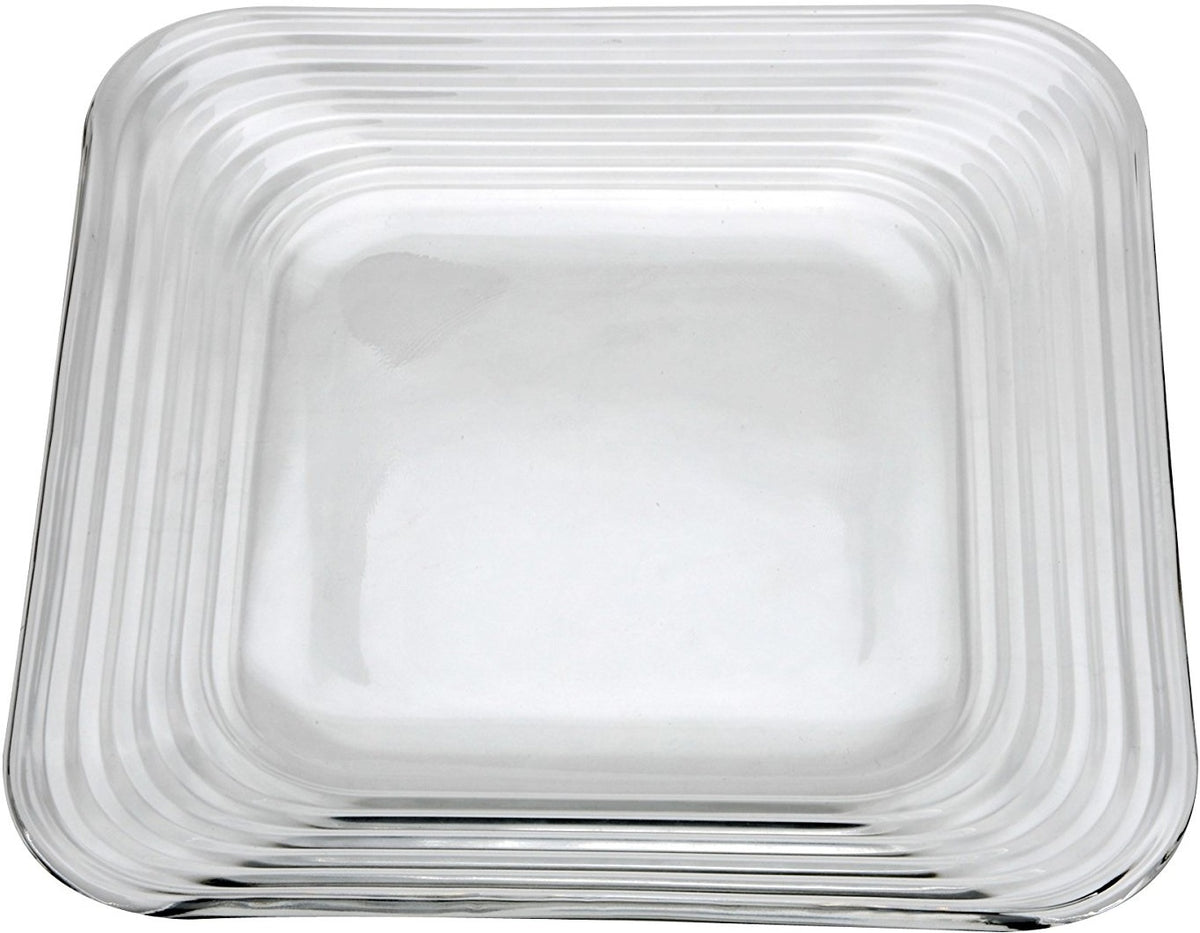 Anchor Hocking 97433 Rio Steps Dinner Plate, 10.5" x 10.5"