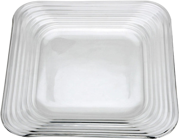 Anchor Hocking 97433 Rio Steps Dinner Plate, 10.5" x 10.5"