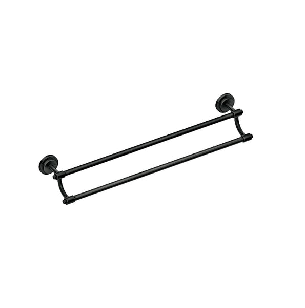 Moen DN0722BL Towel Bar, Matte, Aluminum/Zinc, 24 Inch