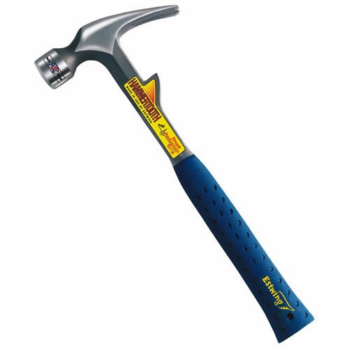 Estwing E6-22TM Milled Face Rip Claw Hammer 22 Oz, Steel