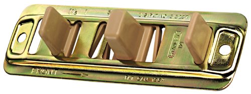 Stanley 403540 By-Pass Door Adjustable Floor Guide, Tan/Yellow Chromate