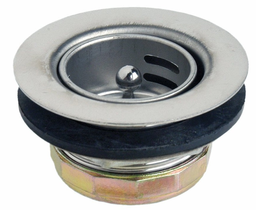 Danco 86805 Duo Basket Strainer Assembly, Stainless Steel, 2-13/16"