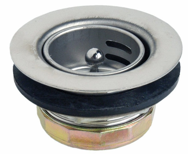 Danco 86805 Duo Basket Strainer Assembly, Stainless Steel, 2-13/16"