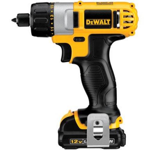 Dewalt DCF610S2 Max Cordless Screwdriver Kit, 12 Volt