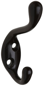 National Hardware N330-845 MPB166 Heavy Duty Coat/Hat Hook, Oil Rubbed Bronze