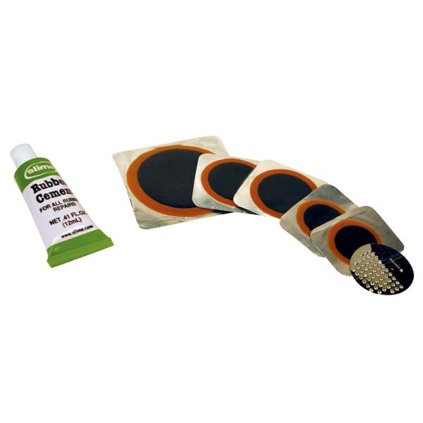 Slime 1022-A Rubber Bicycle Tube Patch Kit, 7-Piece