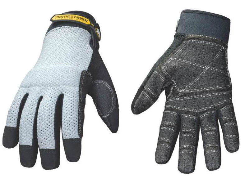 Youngstown 04-3070-70-XXL Mesh Utility Reinforced Palm Work Gloves, XX-Large
