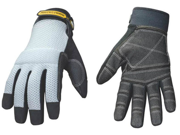 Youngstown 04-3070-70-XXL Mesh Utility Reinforced Palm Work Gloves, XX-Large