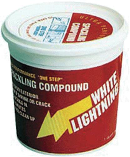 White Lightning 60512 Spackling Compound,  1/2 Pint