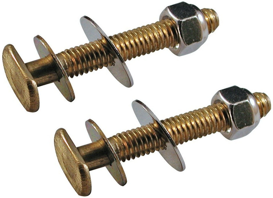 Danco 88772 Closet Bolt, Brass, 1/4" x 2-1/4"