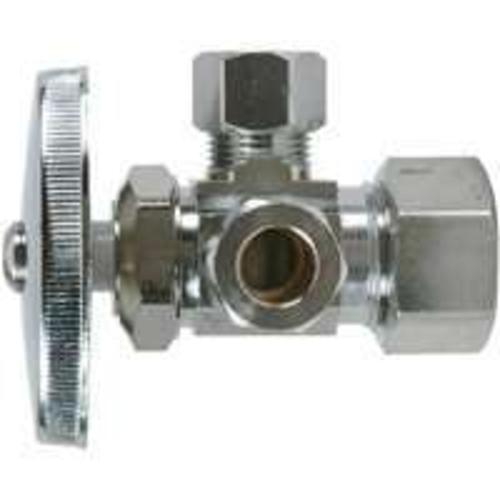 BrassCraft CR1901LRX C1 Dual Outlet Valve 1/2 Nomx3/8 Od