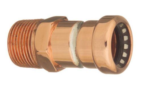 Elkhart 10170745 Copperloc Male Adapter 1/2 "Pushx1/2 "Mpt