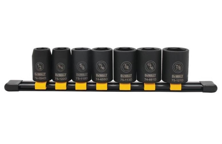 Dewalt DWMT74452OSP Deep Impact Socket Set, 7 Piece