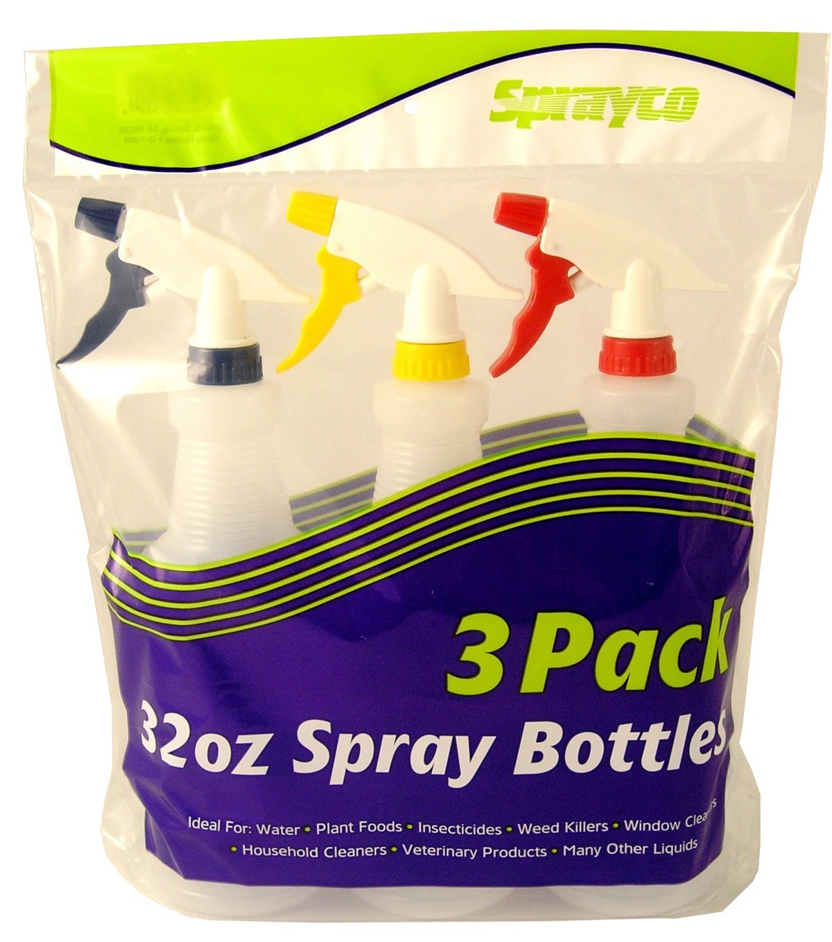 Sprayco 32 oz Spray Bottles 3 Count