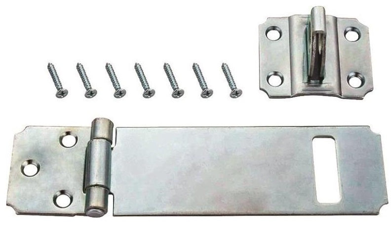 Prosource LR-123-BC3L-PS Fixed Pin Safety Hasps, 3-1/2"