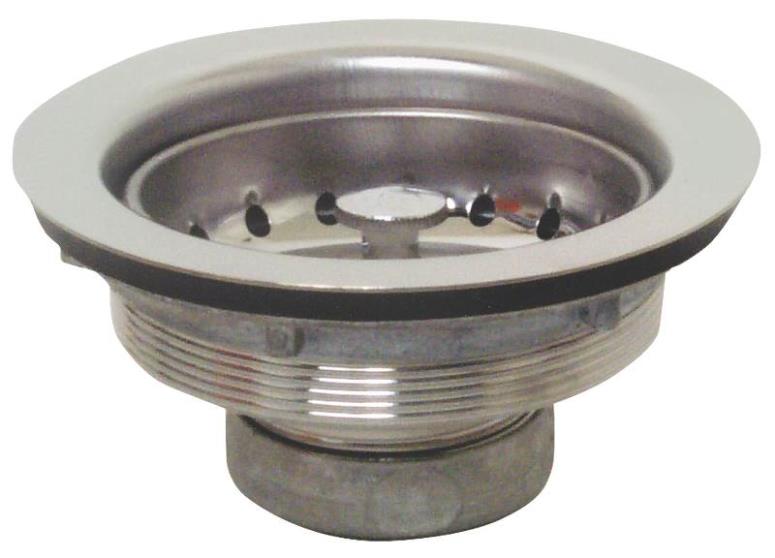 Plumb Pak PP20208 Stainless Steel Sink Basket, Strainer Assembly, 3-1/2"