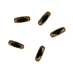 Jandorf 60351 Beaded Chain Connector, #6, Rustic Bronze