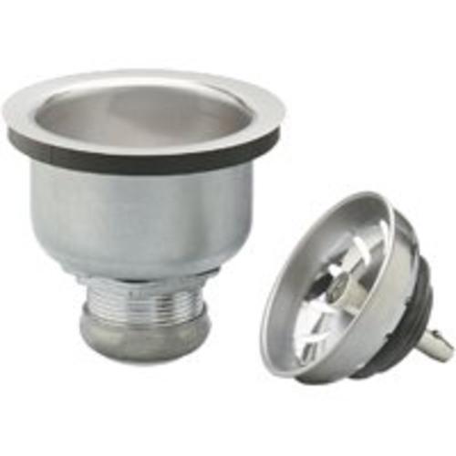 Plumb Pak PP5413 Strainer Stainless Steel Balldeep Cup Lock, 3-1/2"