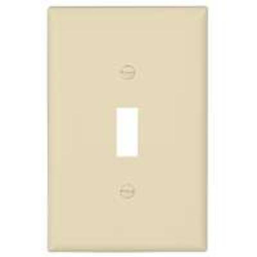 Cooper Wiring PJ1A 1Gang Toggle Plate - Almond