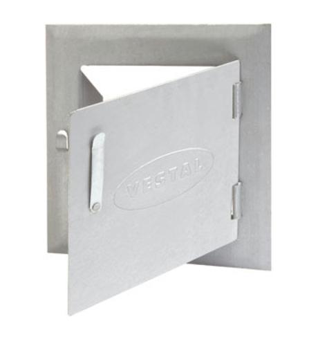 Vestal ST-88 Galvanized Steel Cleanout Door, 8" x 8"