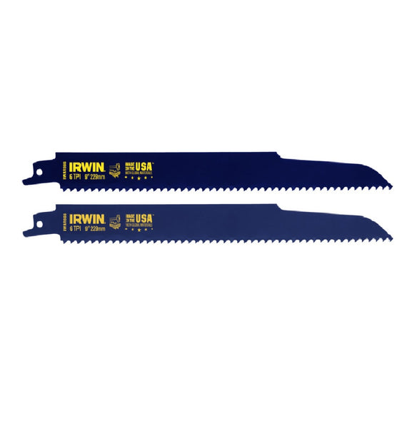 Irwin 2018873 Reciprocating Saw Blades, Bi-Metal, 9 Inch