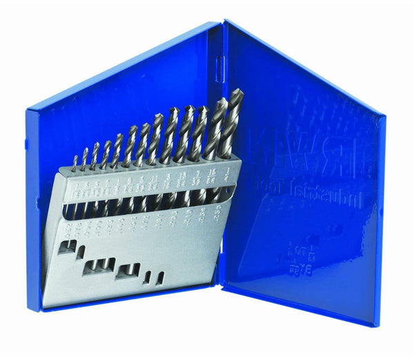 Irwin 60136 High Speed Steel Drill Bit Set, 13 Piece