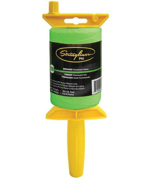 Stringliner 25468 Braided Line, Fluorescent Green, 500&#039;