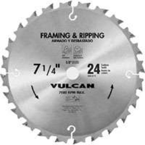 Vulcan 416021OR Carbide Blade 7 1/4" X 24T