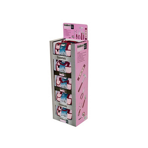 Great Neck 6709 Essentials Around The House Tool Set, Pink, 7 Piece