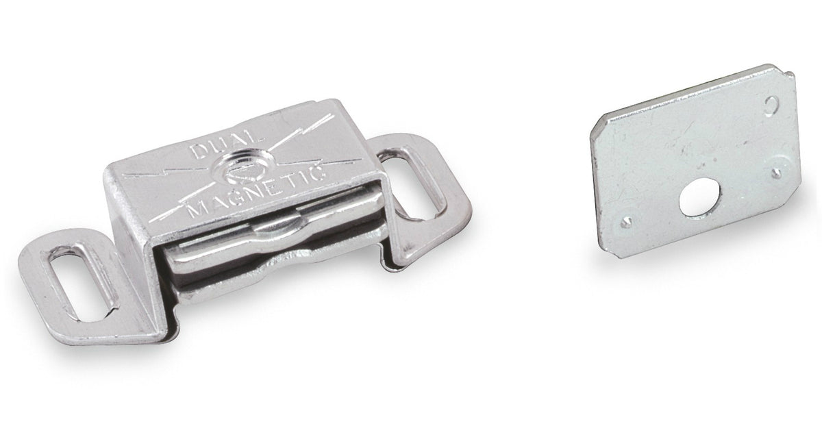 Amerock BP9783AL Single Magnetic Catch, Aluminum, 2" x 1"