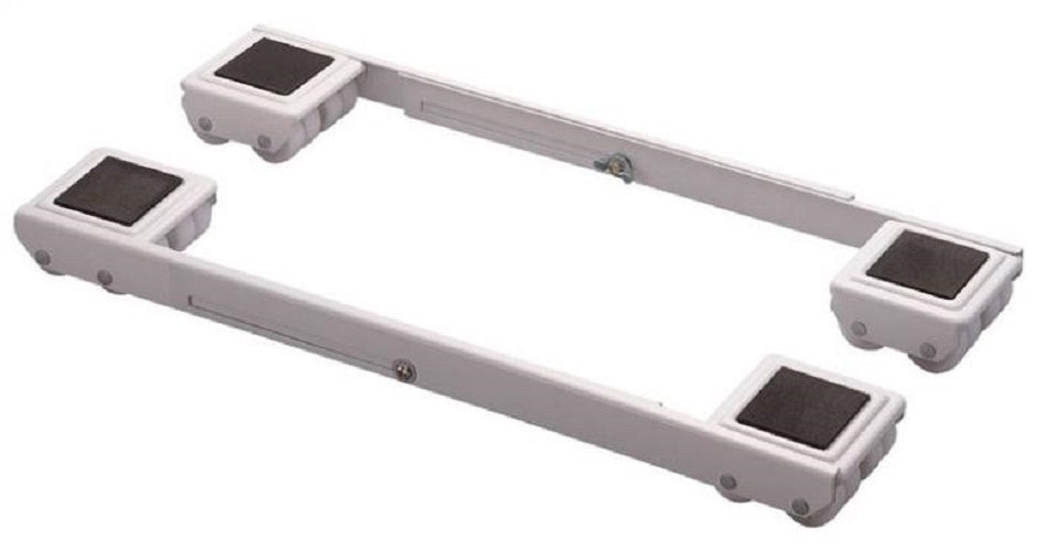 Prosource 1-AAR-18-1/4-PS Adjustable Appliance Rollers, White, 18-1/2" x 28