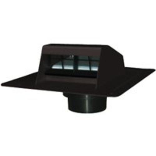 Duraflo 6013BL Roof Dryer Exhaust Vent, Black Hood