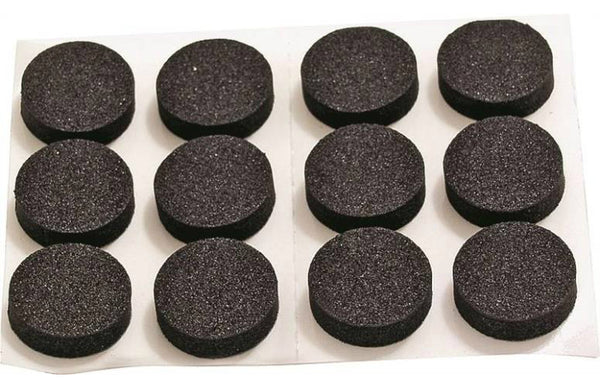 Prosource FE-50720-PS Protective Rubber Foam Pads, Black, 3/4"