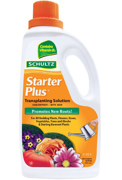 Schultz SPF44700 Starter Plus Transplanting Solution Liquid Plant Food, 32 Oz