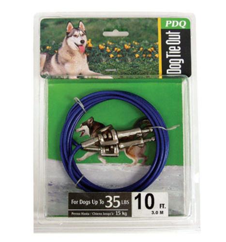 Prestige Q2310-000-99 Tie Out Cable, 10&#039;, Green