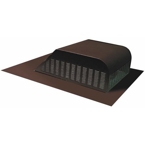 L L Building Products SSB960ABR "Gaf/Master Flow" Slant Back Roof Louver, Brown Finish