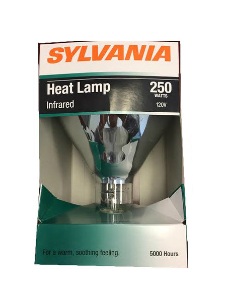 Sylvania 14664 Reflector Heat Lamp, 250 Watts