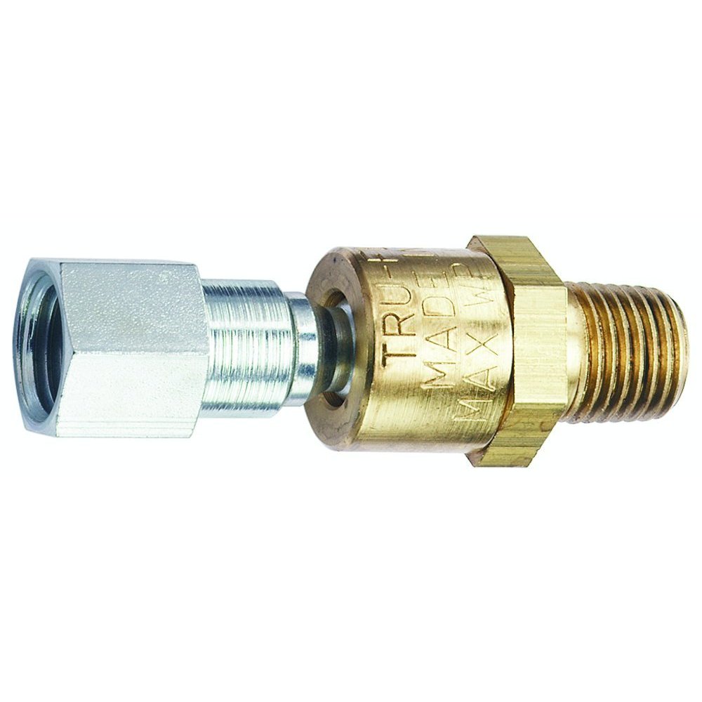Tru-Flate 21-605 Air Line Hose Swivel, 1/4" MNPT x 1/4" FNPT