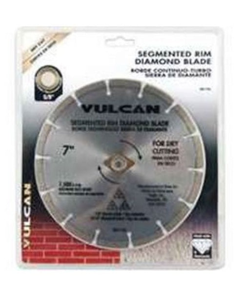 Vulcan 937691OR Segmented Rim Circular Saw Blade, 7" Dia